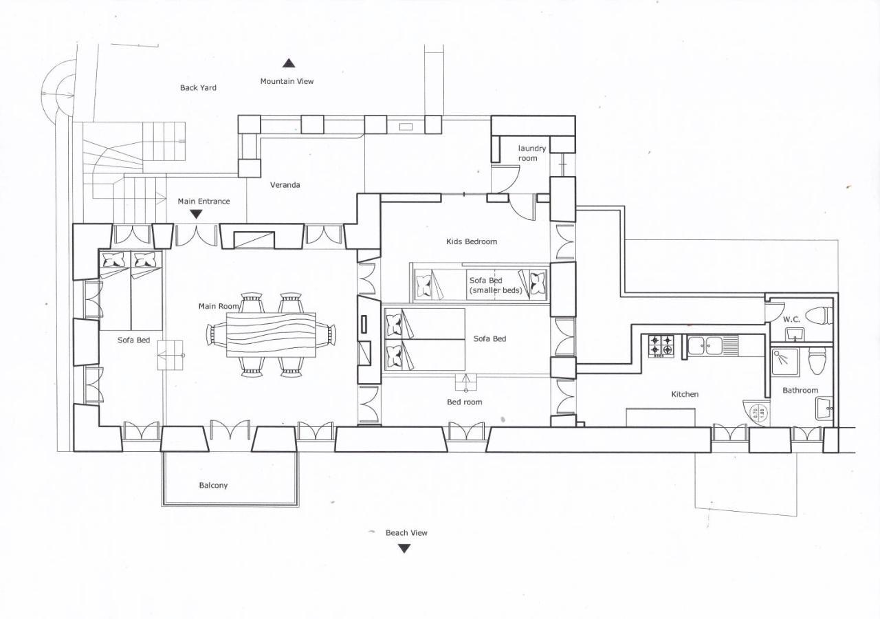 הוילה סימי Petridi House מראה חיצוני תמונה